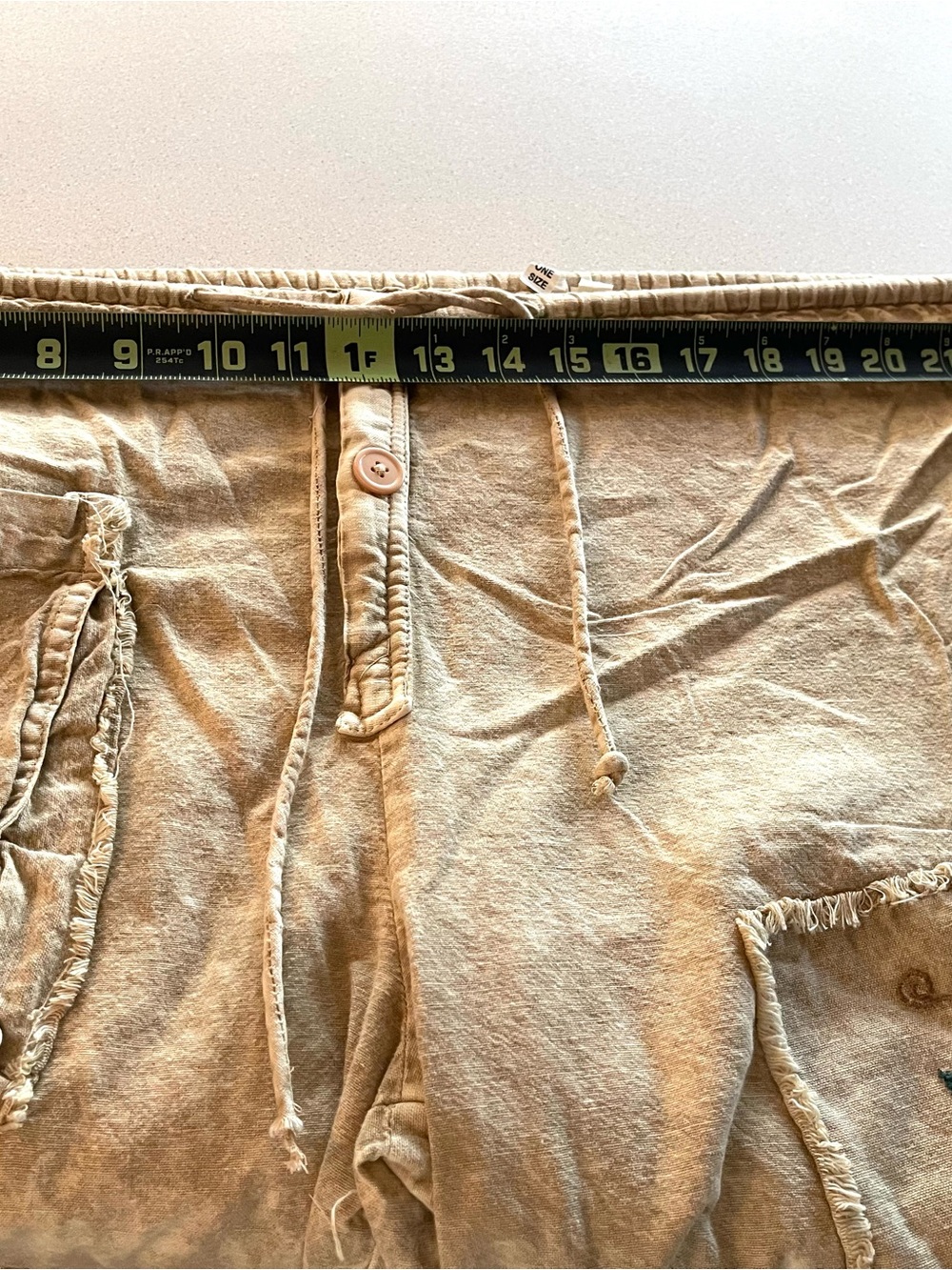 NEW never worn - A Rare Bird Boho Wide Leg Embroidered Genie Pants in Beige - Picture 6 of 6